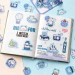 Offset Printed Pvc Cartoon Sticker Sheet 50 Sheets/Pack