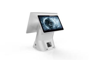 Quality OEM Dual Screen POS , Micros POS Terminal Thermal Printer Integrated 32GB 64GB SSD wholesale
