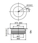 Industrial Thyristor Power Controller High Power Transmission Hermetic Metal