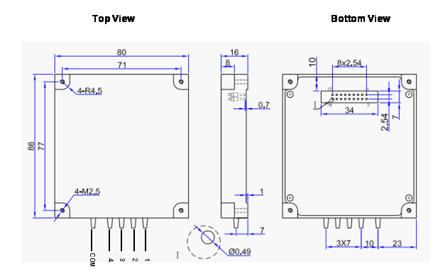1*4T Optical Switch - Multi Channel Optical Switch