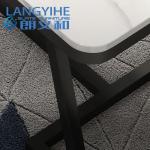 140cm Slate Dining Room Table Modern Italy Minimalist Luxury Metal