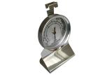 58mm Dial Sitting Hanging Oven Thermometer Heat Resistant For Pizza Baking