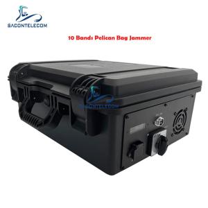 Quality 90w DDS Portable Signal Jammer Polican Case Flexible For Security Force wholesale
