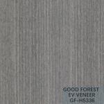 Hotel Decoration Engineered Oak Veneer Crown Cut Grain Grey Color