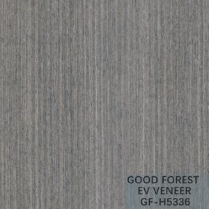 Quality Hotel Decoration Engineered Oak Veneer Crown Cut Grain Grey Color wholesale