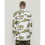 Green Hawaiian Floral Digital Print Shirt Regular Fabric