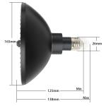 500LM Led Underwater Pool Lights 18W Aluminum AC12V SMD5050 630nm