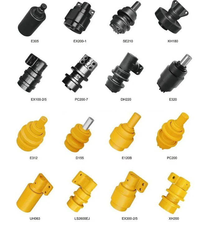Excavator roller assembly E55 E70 E120 E200 E325 E345 Track roller for excavator construction equipment