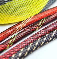 Quality Electrical PET Expandable Braided Sleeving Network Sheath For Wire Protection wholesale