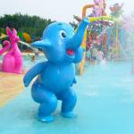 Children Water Park Playground Fiberglass Spray Elephant