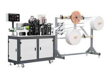 Disposable KN95 Face Mask Making Machine , Medical Face Mask Manufacturing