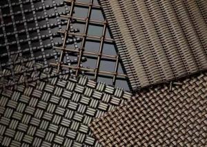 Quality Dense Flexible Cable Mesh , Architectural Metal Curtain Fireproof wholesale