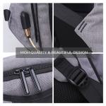 Anti Theft Business Laptop Backpack Multifunctional Waterproof 17 Inch Laptop