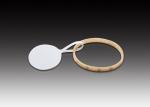 Round RF Security Labels Sticker Jewelry Tags Aluminum Coil 40mm Dia