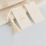 Custom Stamping Hang Tags Low Price High Quality Fashion Design Paper Hang Tags
