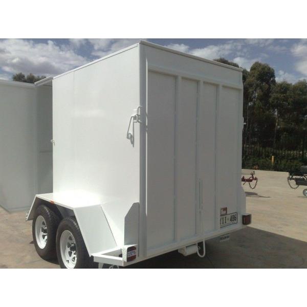 10x5 Fully Enclosed Tandem Trailer , Single Axle Enclosed Trailer With Brakes &