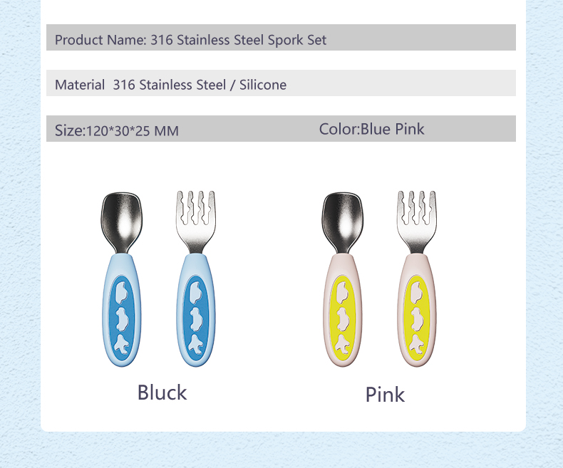 Eco Friendly SS316 Infant Tableware Baby Products Silicone Dinnerware Infant Suction Plate
