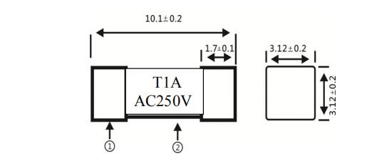 1032 1031 SMD Surface Mount Fuses 1