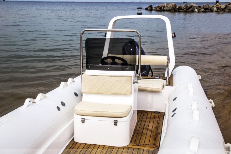 2022 PVC rigid rib boat 5m rib500 with foldable dining table