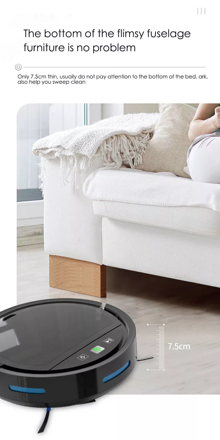 WIFI Smart Robot Vacuum Cleaner Wireless Voice Control Automatic Cleaning Robot With Google