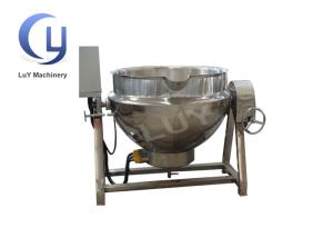Quality Tilting Industrial Steam Jacketed Kettle For Cooking , Gas Electric Heating wholesale