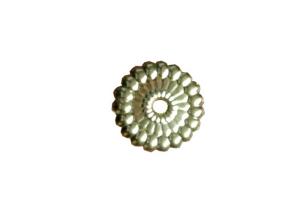 Quality Round Casket Decoration Coffin Fittings , Gold Coffin Bracket Casket Hardware Wholesale wholesale