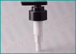 Smooth Black Lotion Pump Dispenser , Plastic Soap Dispenser Pump Replacement