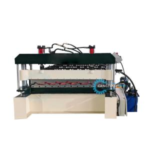 Quality Hydraulic Cutting Cold Roll Forming Machine In Steel Profile Tp25 Ibr Roofing Sheet wholesale