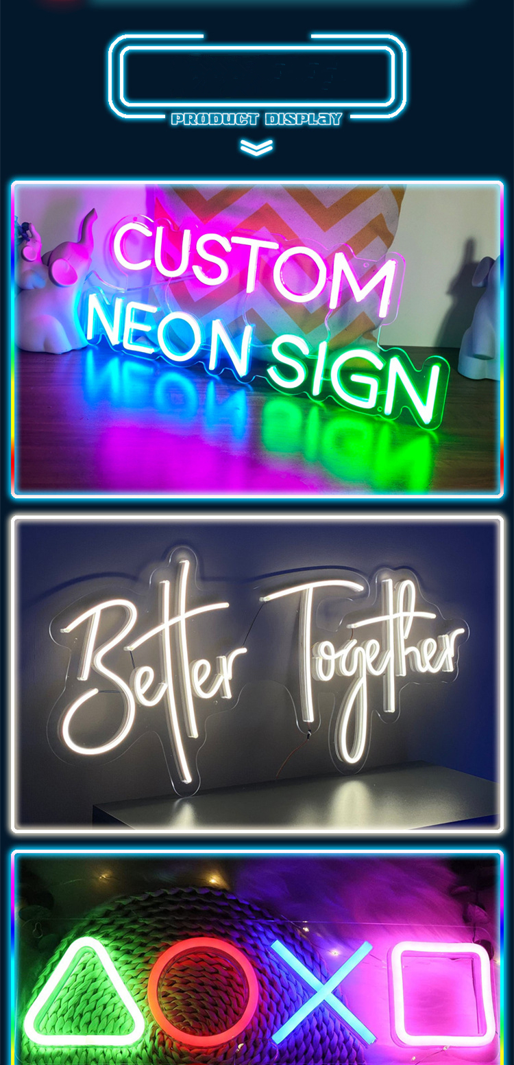 Dropshipping Neon Sign Custom Signs High Quality Acrylic The Neon light LED For Advertising Holiday Decoration