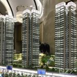 Kingkey Group 1/100 Shanhai City Residences Miniature Building Models