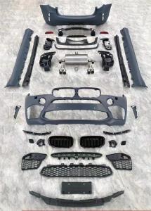 Quality Body Kits For X6 F16 X6M Front Grille Front Bumper Side Skirt Rear Bumper Exhaust Pipes wholesale