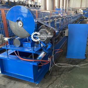 Quality Gear Box Driven Round Downspout Machine Cold Roll Forming wholesale