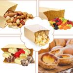 French Fries Packaging Glassine Paper Bags with Customized Logo and Gravure
