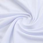 White Football Training Vest Lightweight Durable Polyester Breathable Soccer