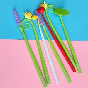Quality Cartoon Interesting Plants Animals Silicone Neutral Pen Swinging Signature Pen wholesale