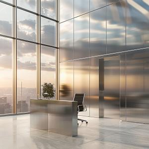 Quality High-Strength Stainless Steel Cladding , Brushed Metal , For Structural Support wholesale