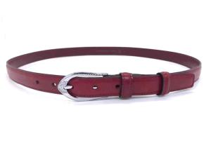 Quality Women Rhinestone Buckle 2.3CM Full Grian Leather Belt wholesale