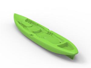Quality 4.6 Green Plastic LLPE Rotomolded Kayak Canoe High Corrosion Resistance wholesale