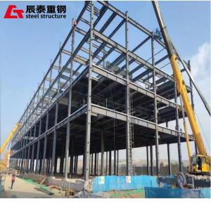 Quality Prefabricated Multi Storey Steel Frame Construction High Strength wholesale