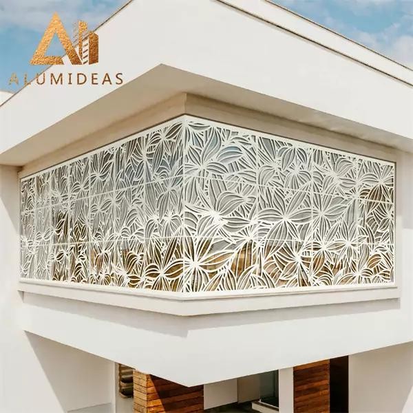Engraved aluminum panel