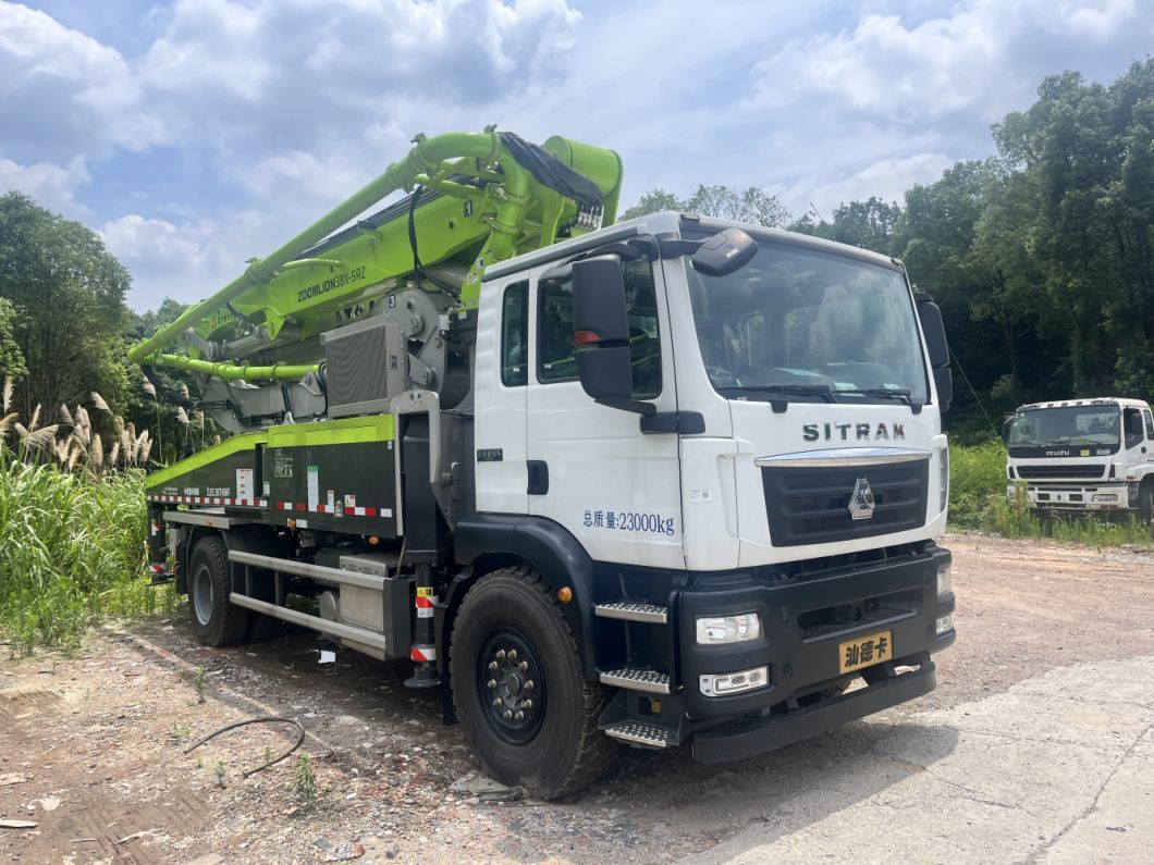 2022 Zoomlion 38m Concrete Boom Pump Heavy Equipment Mercedes Benz Chassis Truck Mounted Pump