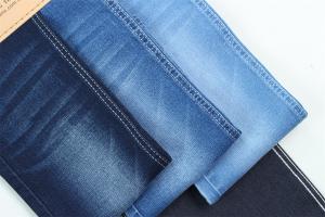 Quality 10.5 Oz Super Stretch Denim Fabric For Summer Women Jeans Cotton Polyester Rayon Spandex With Warp Slub High Stretch wholesale