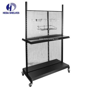 Quality Chrome Steel Light Duty Wire Shelving Metal Supermarket Display Racks wholesale