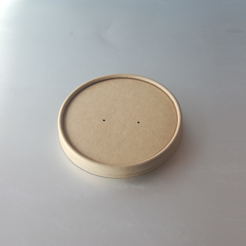 Sustainable Leak Resistant Paper Lids For Disposable Drink Containers