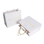 Small Recycled Shopping Bags Gift Paper Bags With Business Name For Jewelry