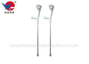 Quality Metal Color Medical Walking Crutches , S / M / L Size Adjustable Elbow Crutches wholesale