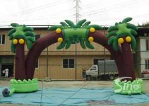 Quality New tropical coconut tree advertising inflatable arch for sale wholesale