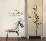 Designer Personalised Classic Tree Wall Flower Stickers G014
