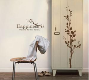 Quality Designer Personalised Classic Tree Wall Flower Stickers G014 wholesale
