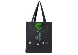 Quality Waterproof Lining Cotton Canvas Shopping Bags With Custom Printed Logo wholesale